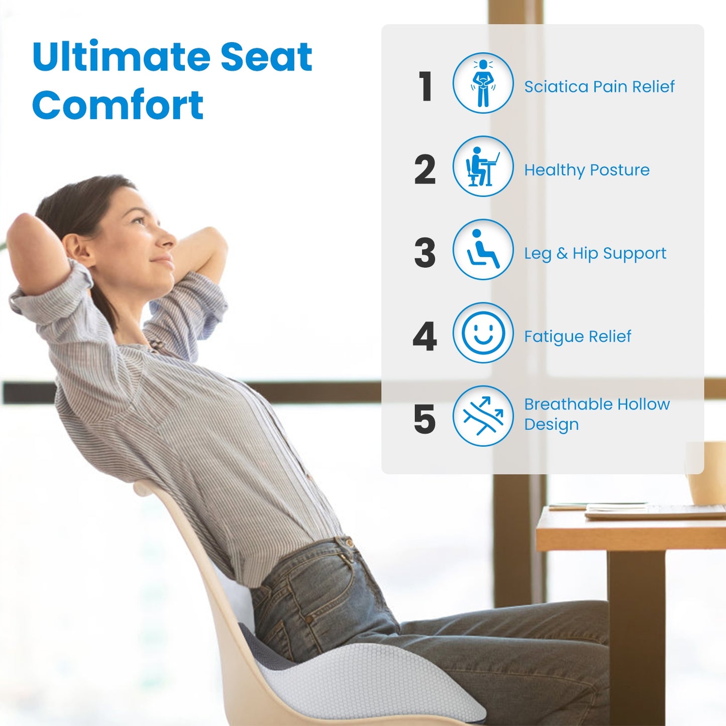 Memory Foam Seat Cushion