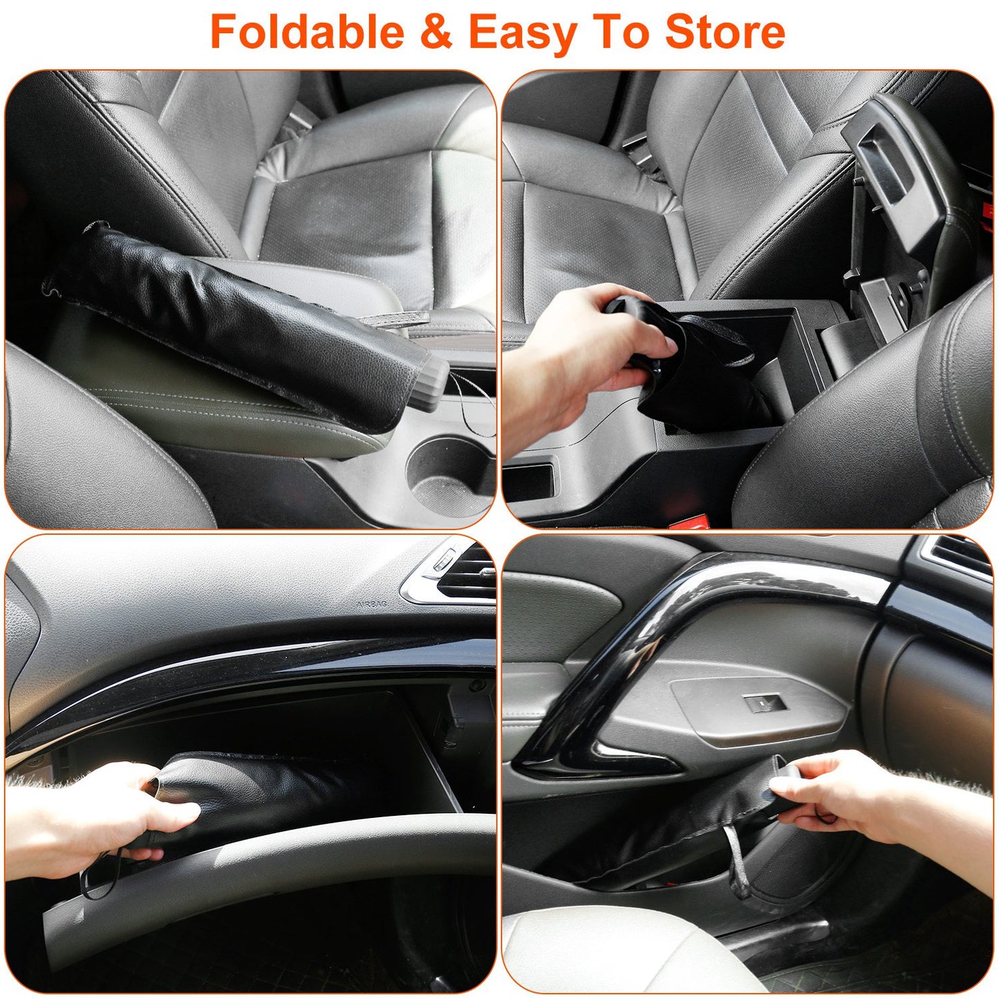 Foldable Car Windshield Sun Shade Umbrella 51x31 Inch