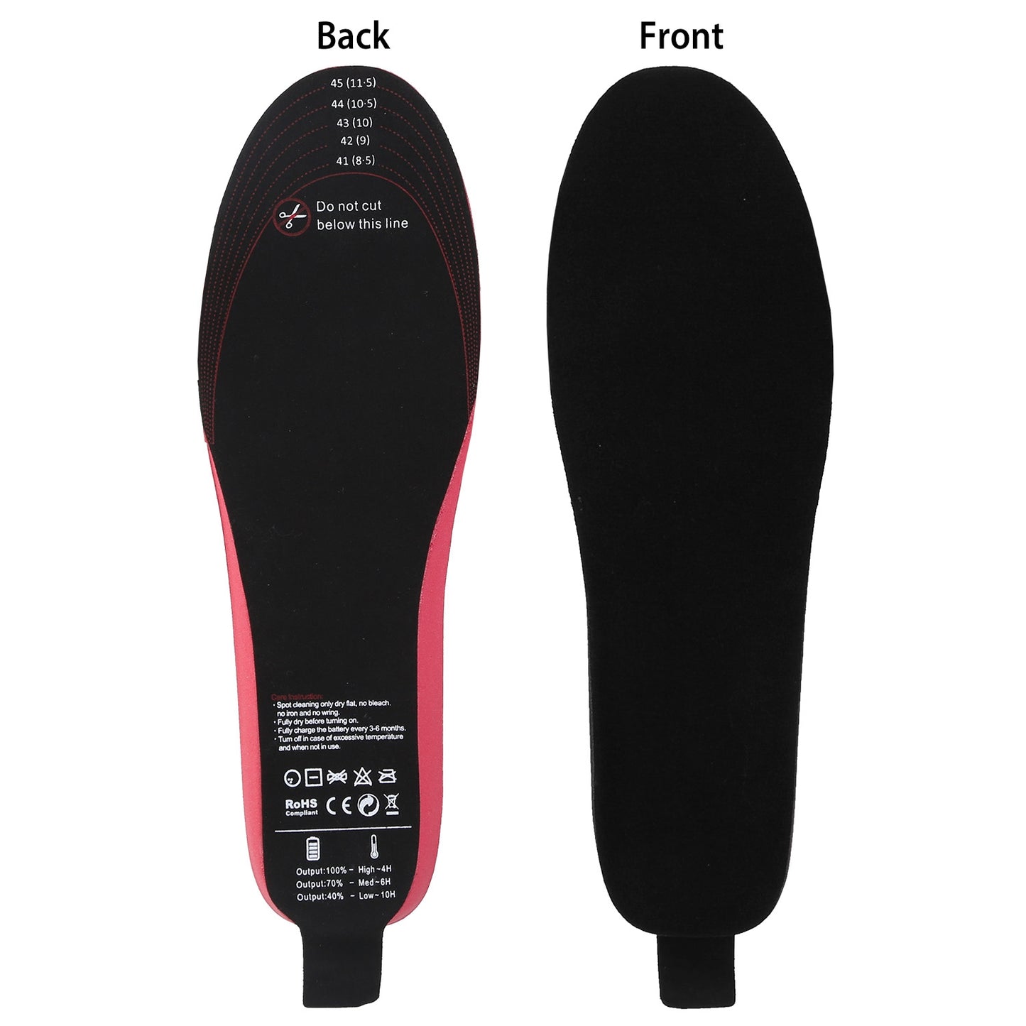 Heated Insoles Electric Heated Foot Warmer