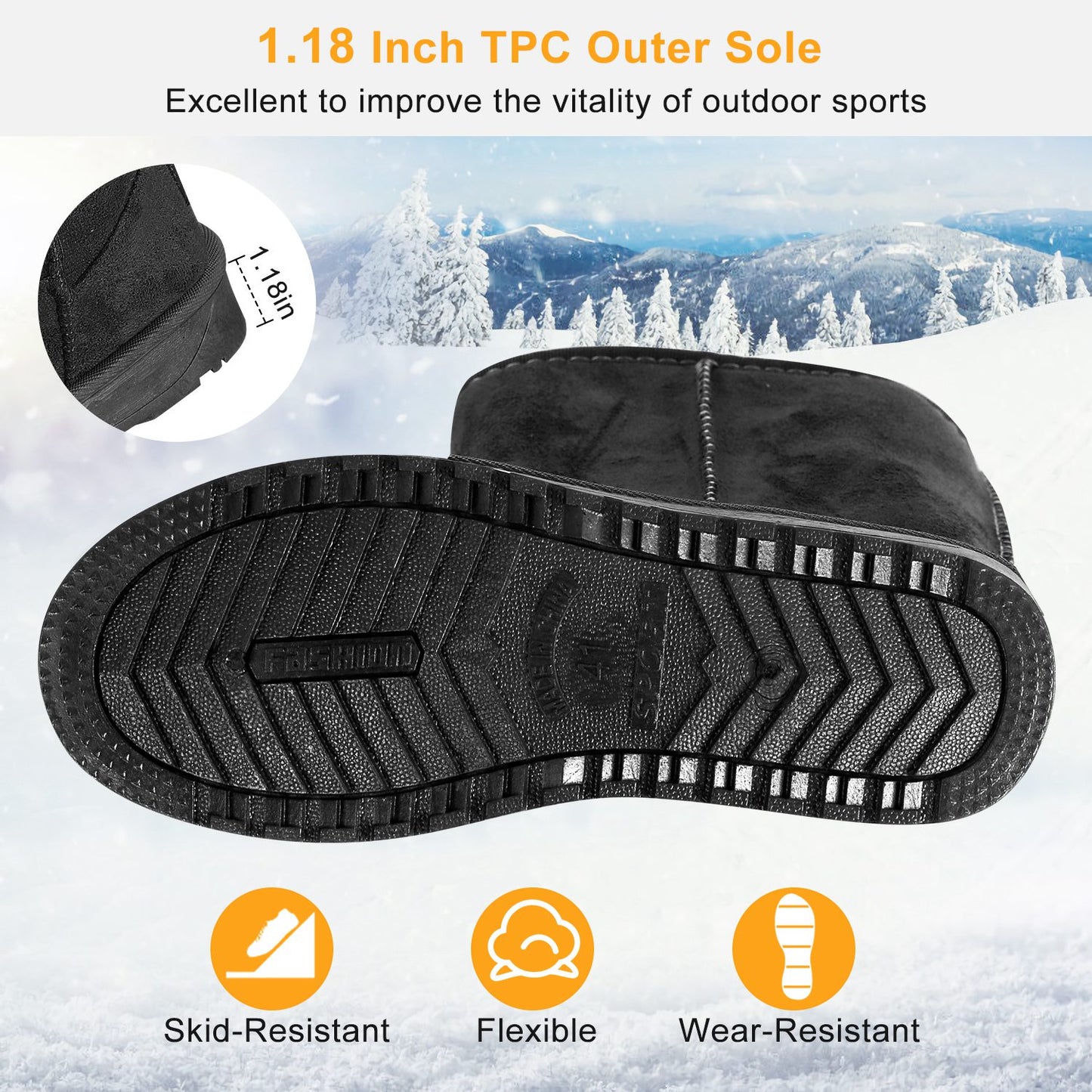 Women Ladies Snow Boots