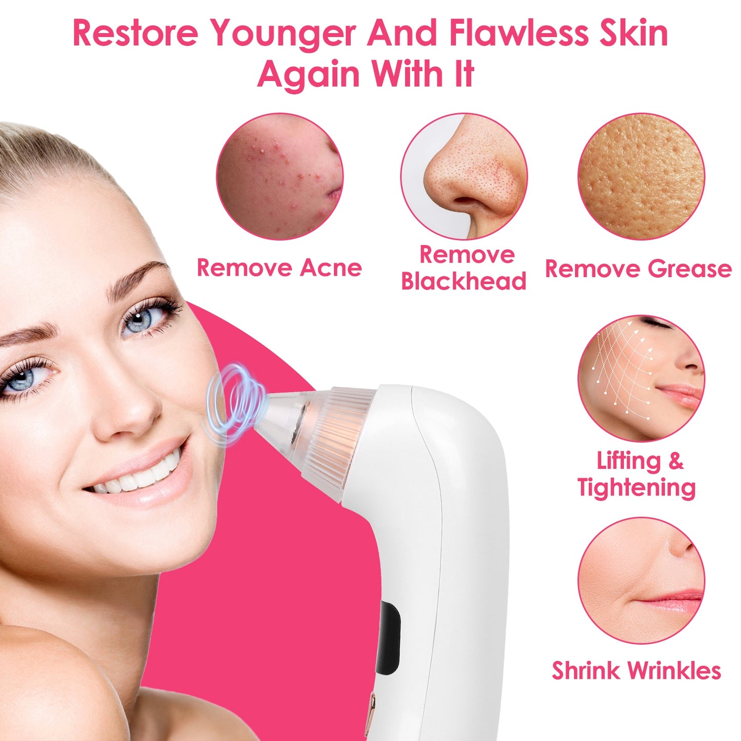 Blackhead Vacuum Remover Acne Remover