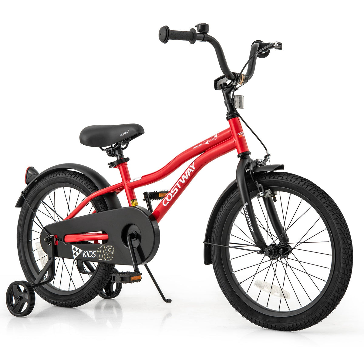 14 Inch Kids Bike Adjustable Bicycle with Reflectors and Bell for 3-5 Years Old