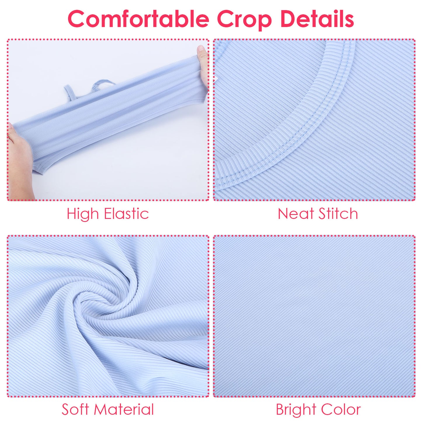 3 Pack Women Crop Top