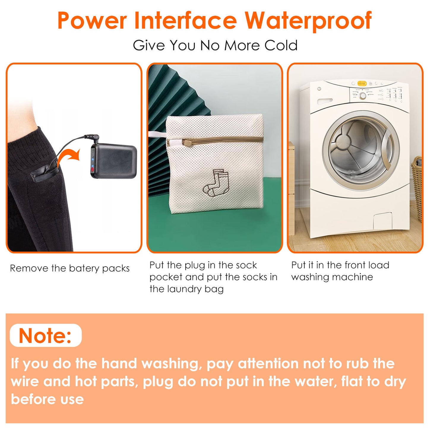 Rechargeable Heated Socks with 4 Temperature Levels