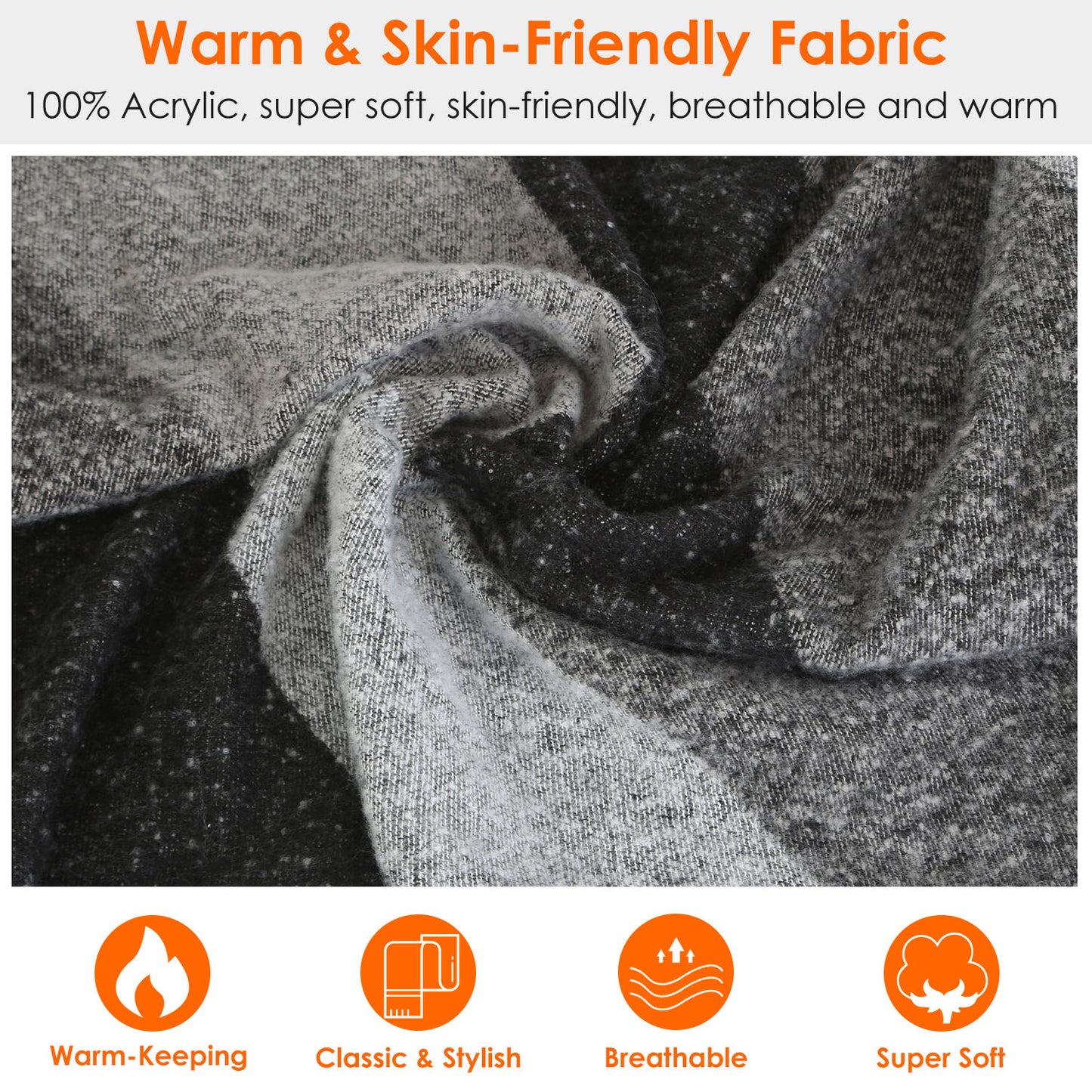 Women Winter Warm Scarf