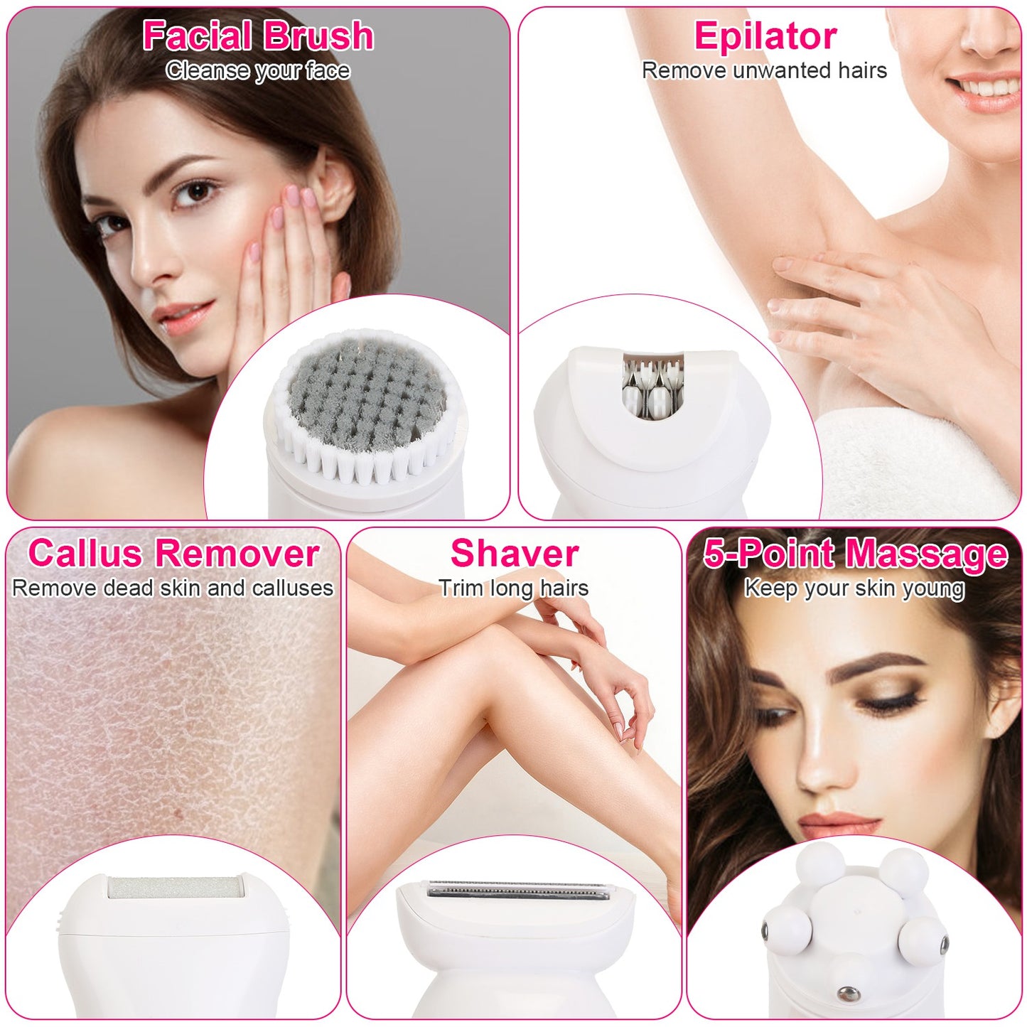 5-in-1 Women's Grooming Kit