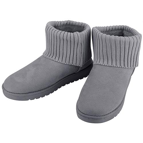Women Lady Snow Boots Suede Mid-Calf Boot