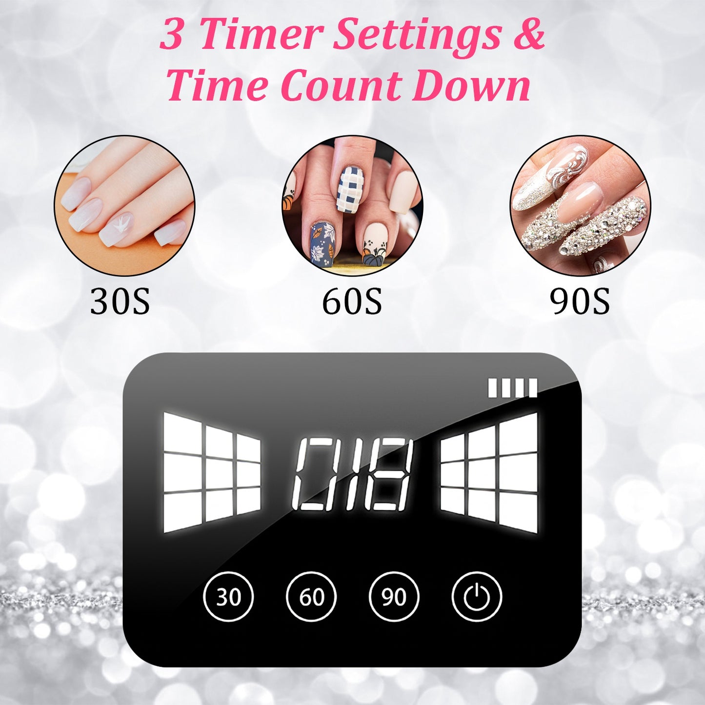 120W LED UV Nail Lamp