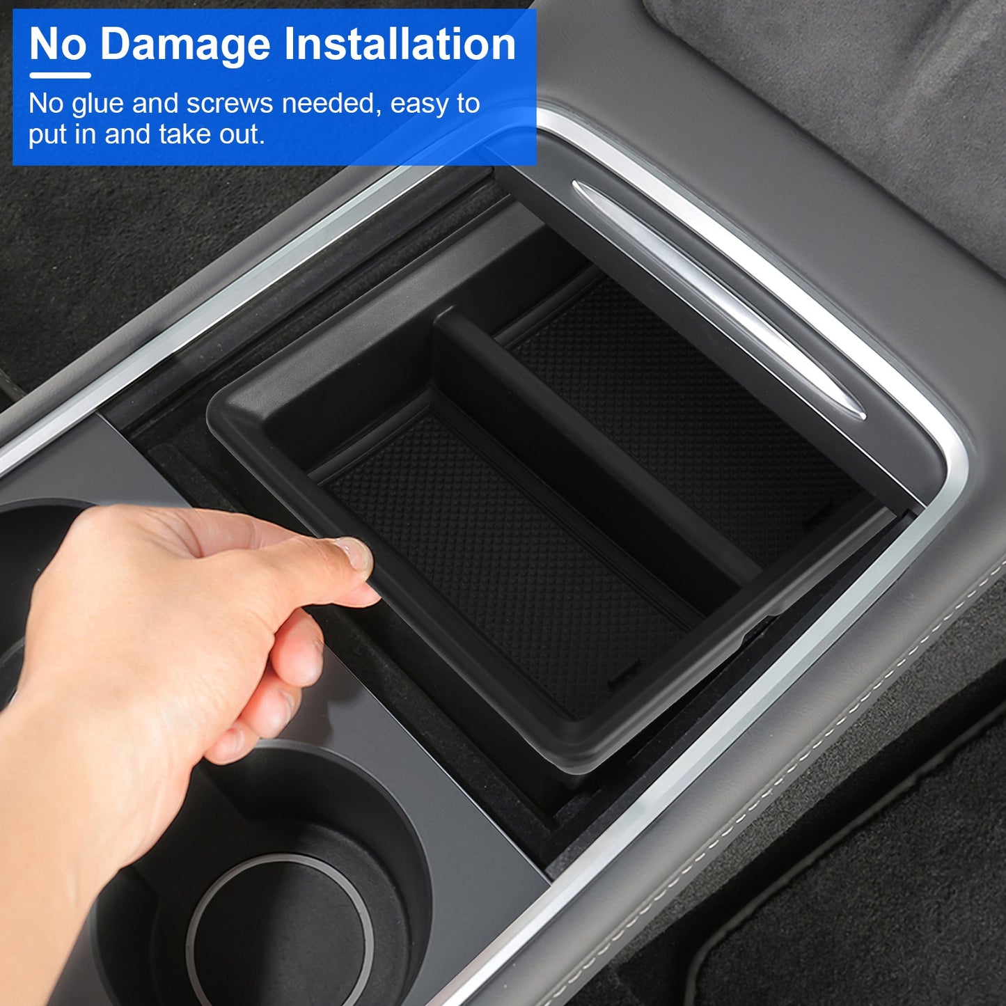 Center Console Organizer Tray for Tesla Model 3/Y 2021-2023