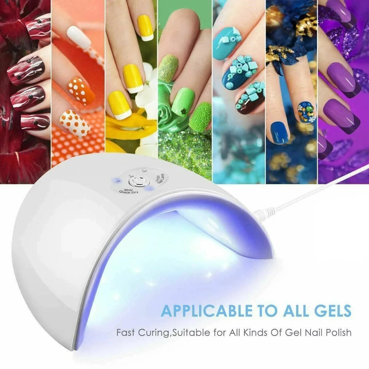 Portable UV Nail Gel Art Dryer