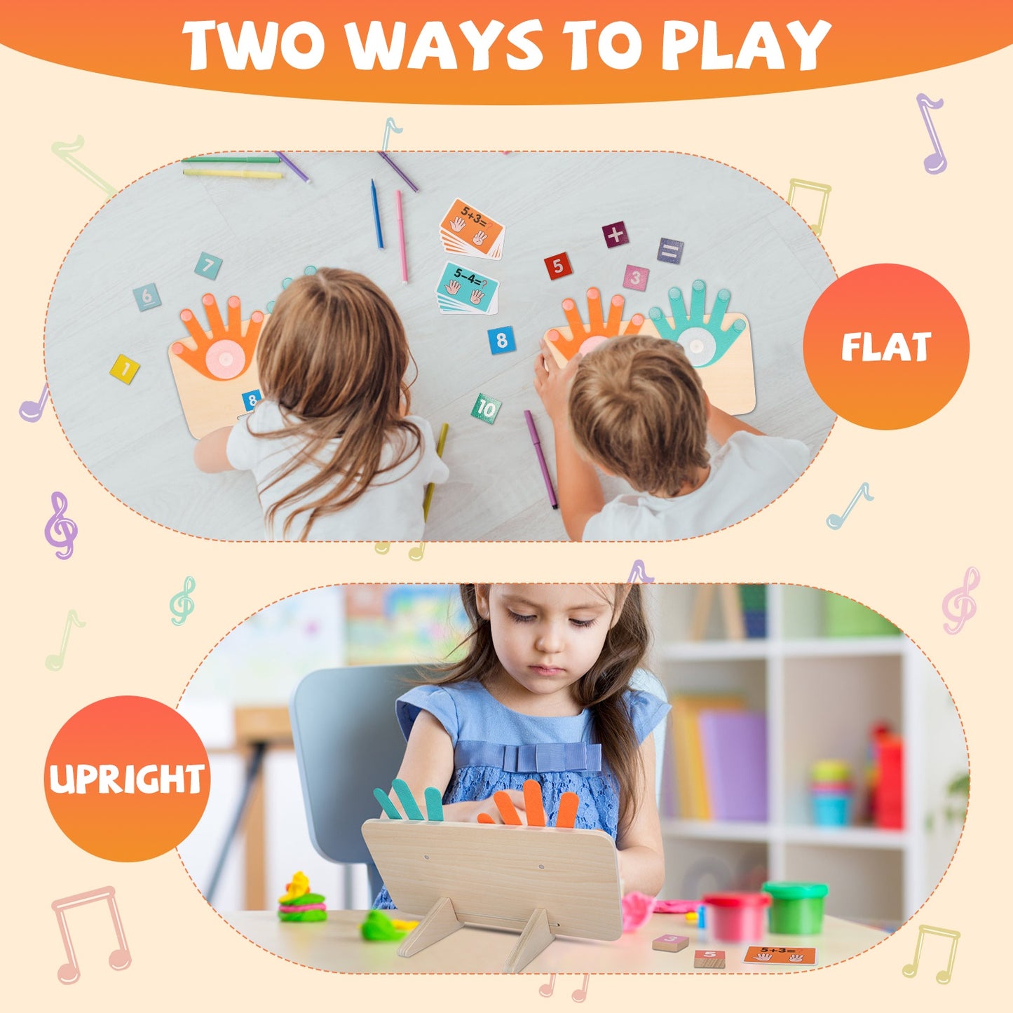 Talking Flash Cards & Math Board Set for Kids Ages 3+