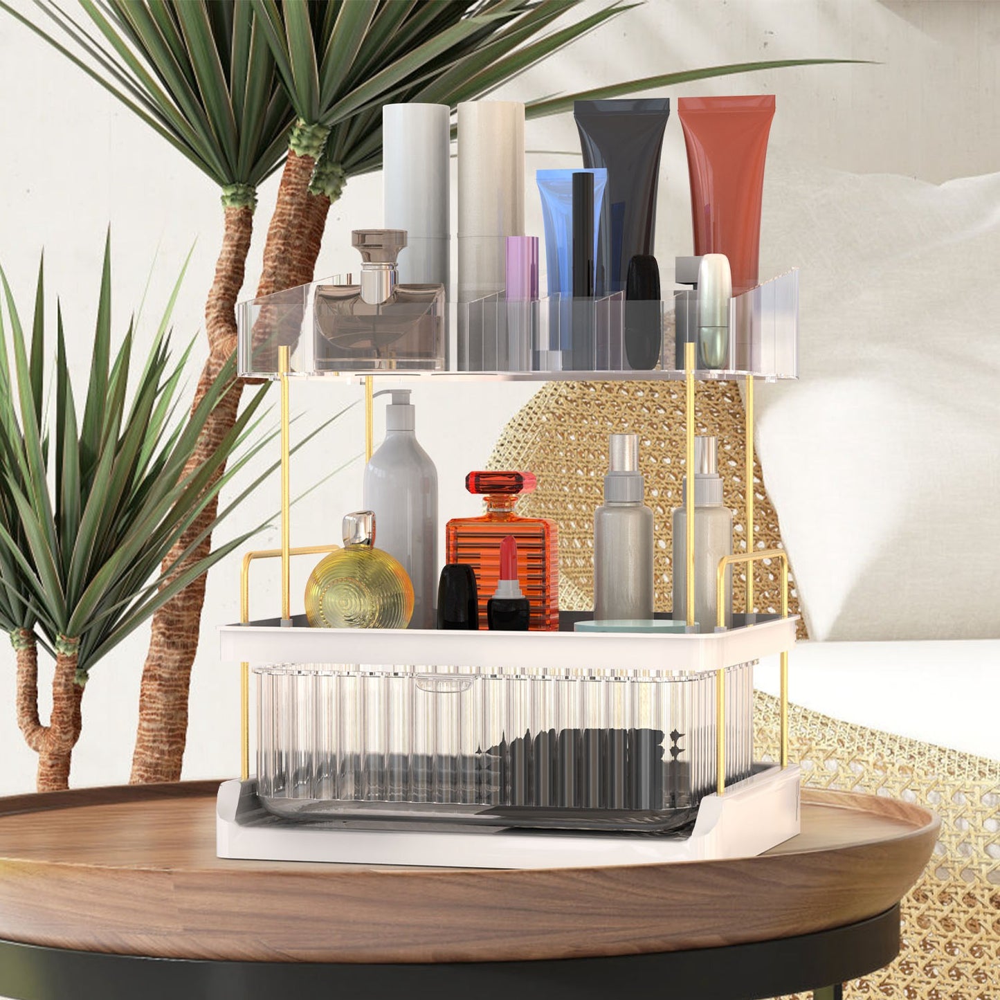 3 Tier Makeup Organizer for Vanity Large