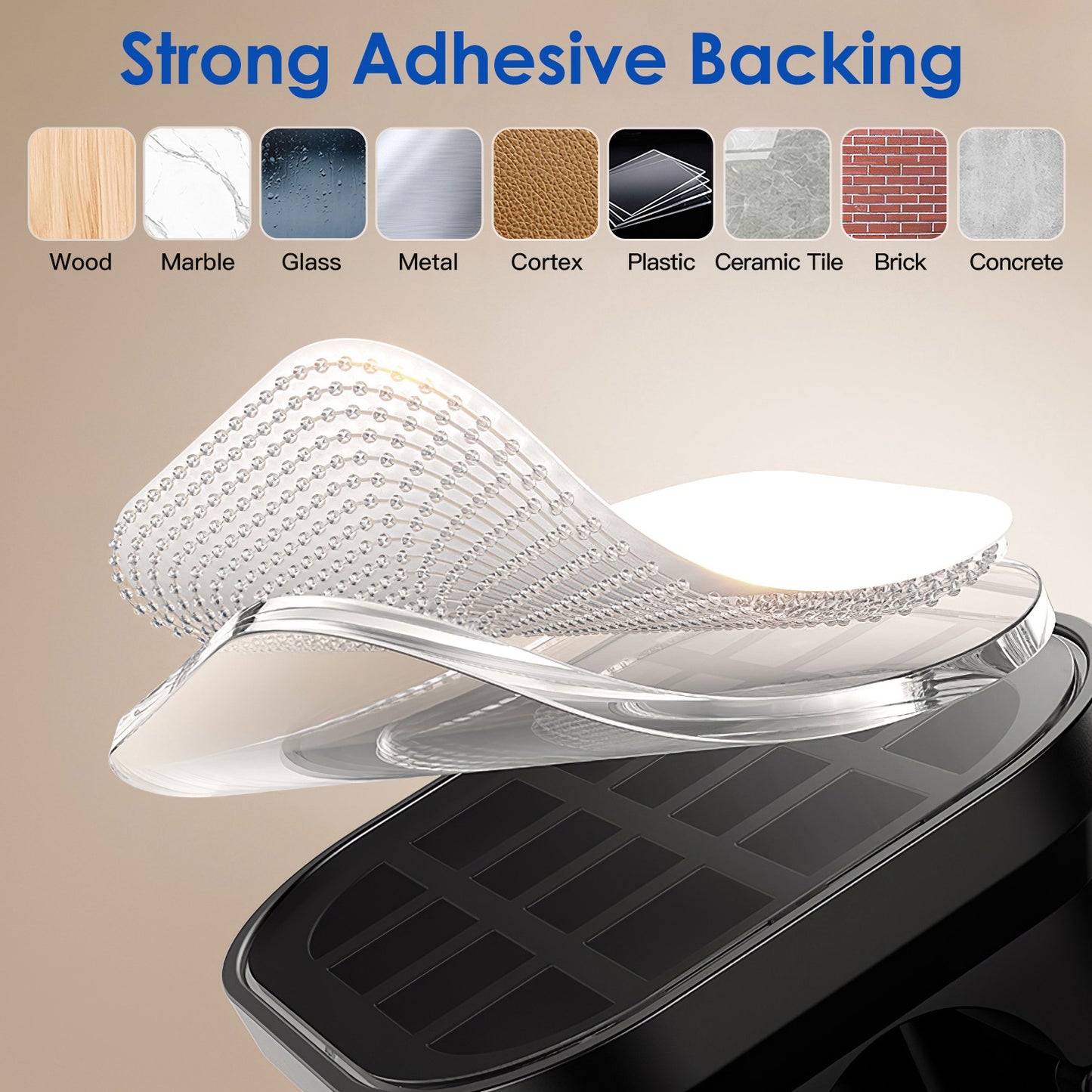 Magnetic Cable Clips 6-Pack - Adhesive Cord Organizer