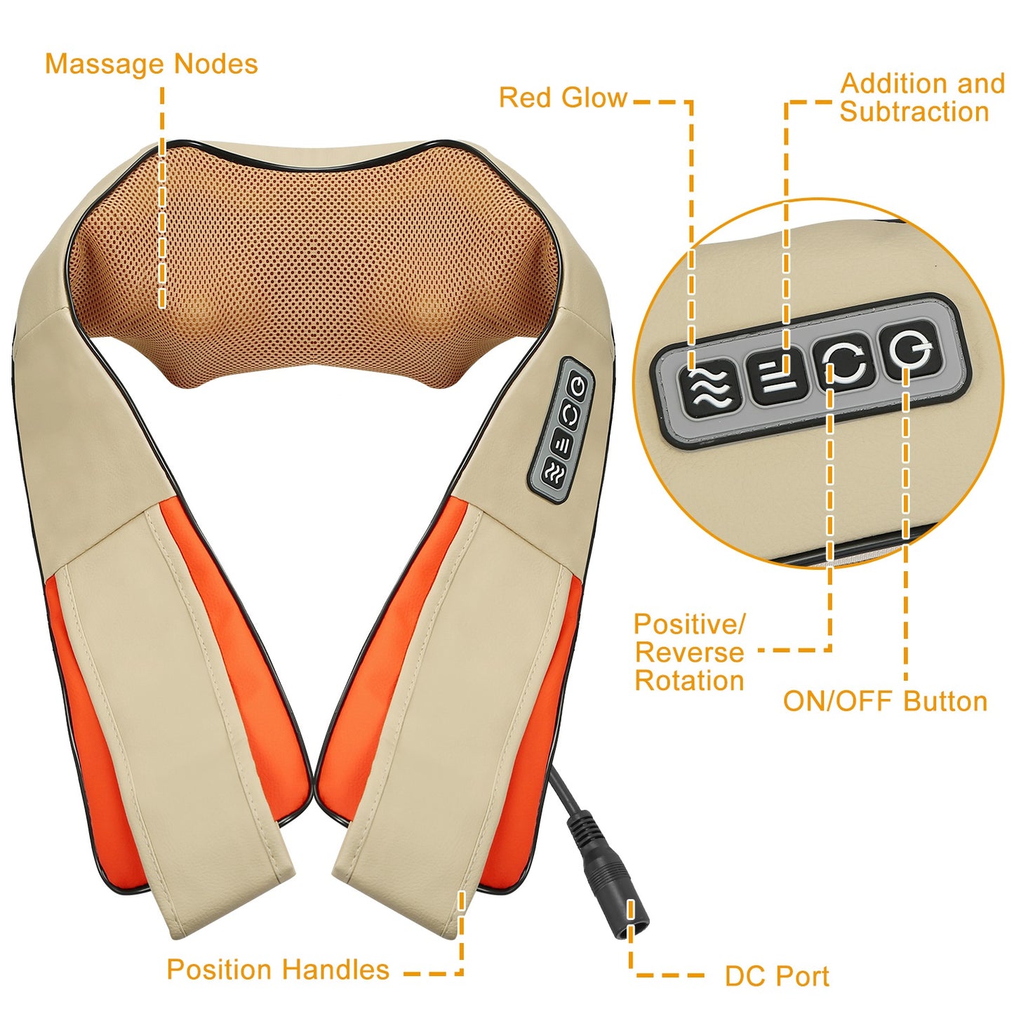 Neck Shoulder Massager Electric Back Massage