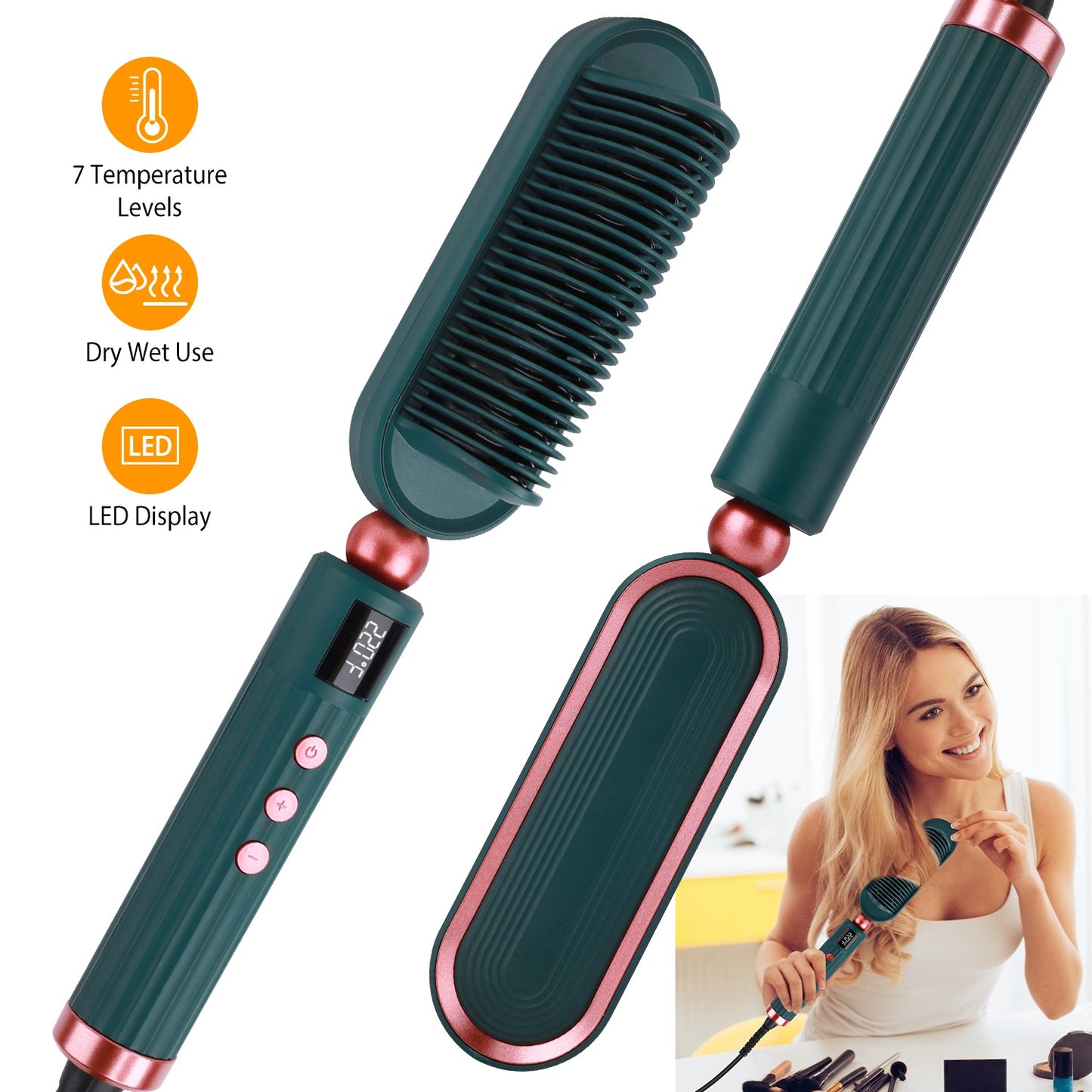 Electric Hair Straightener Hot Comb