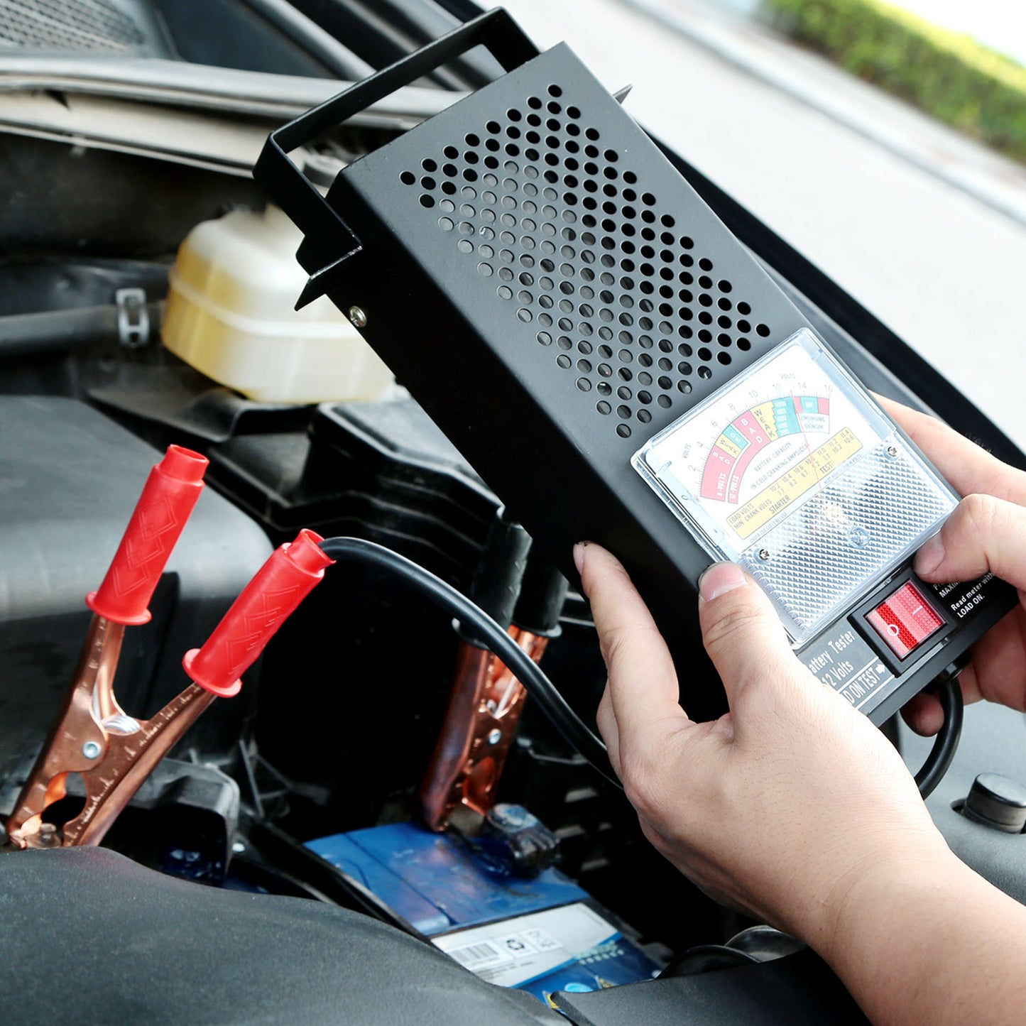 Battery Load Tester 6-12V 100A with Insulated Copper Clips
