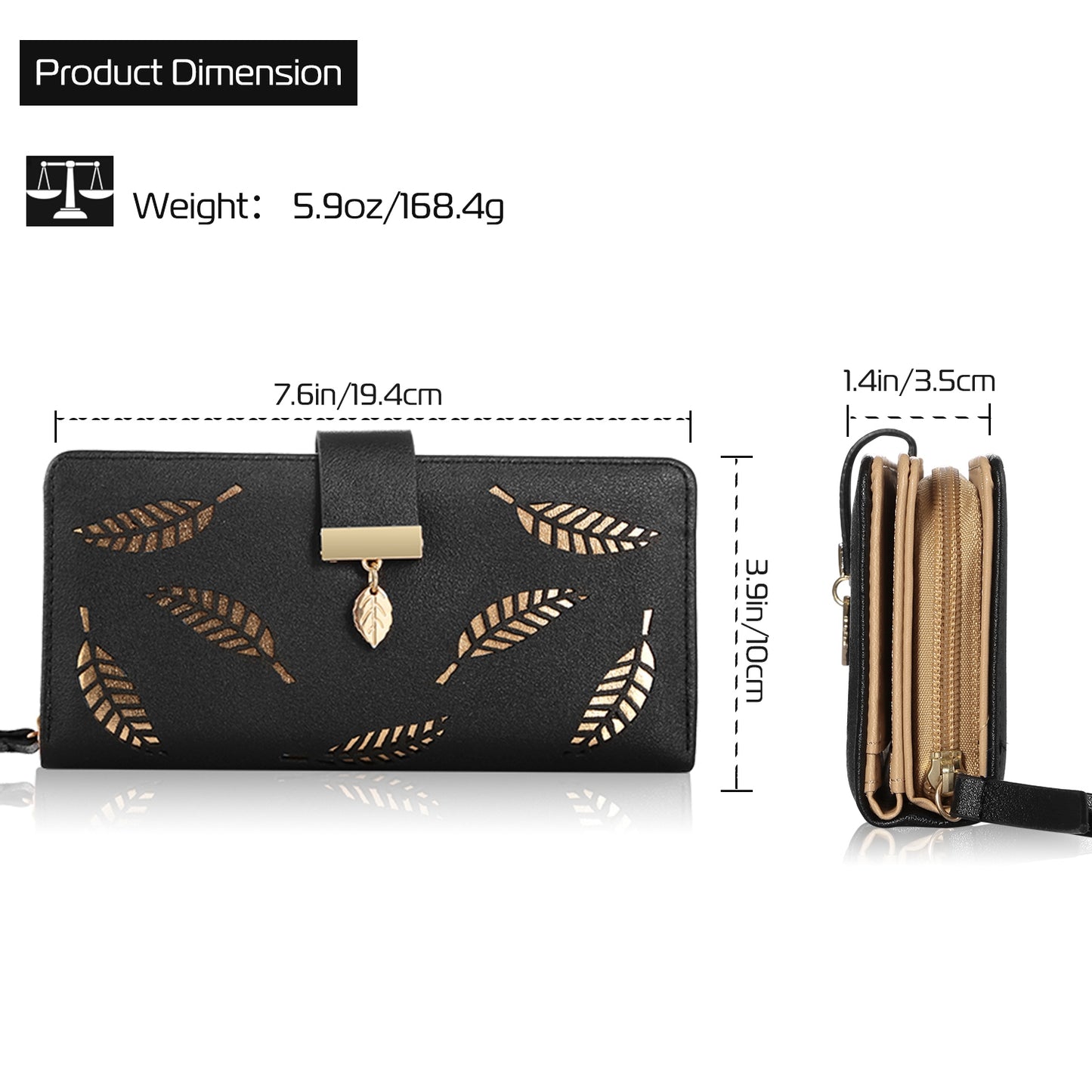 Ladies Long Leather Wallet