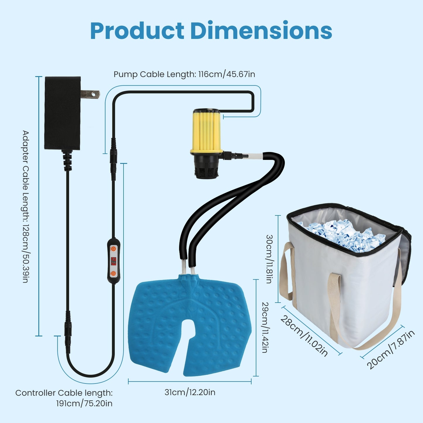Cold Rush Therapy Machine with 3 Speeds