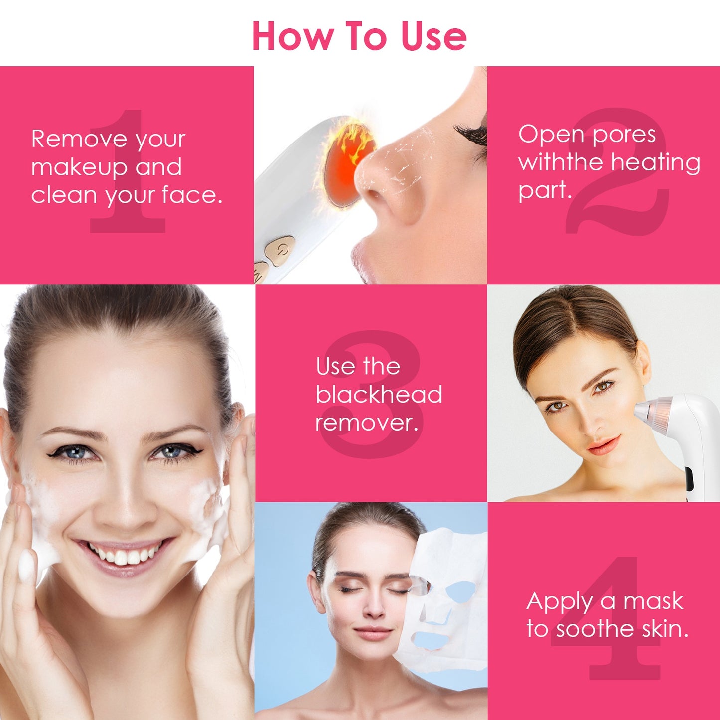 Blackhead Vacuum Remover Acne Remover