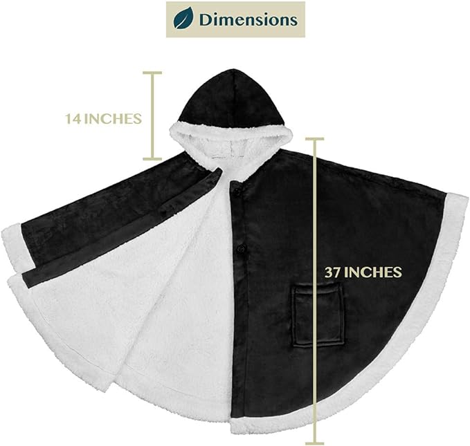 Soft Hoodie Blanket Snuggle Wrap