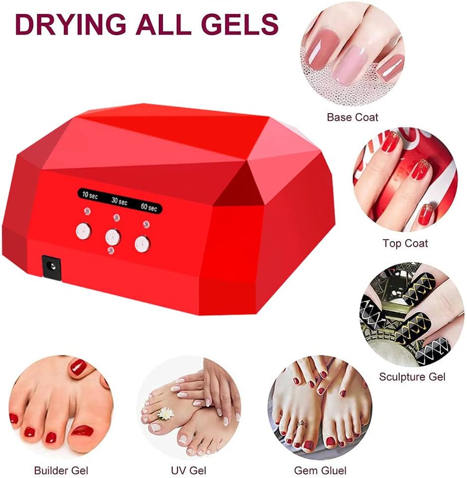 Portable UV Nail Gel Art Dryer