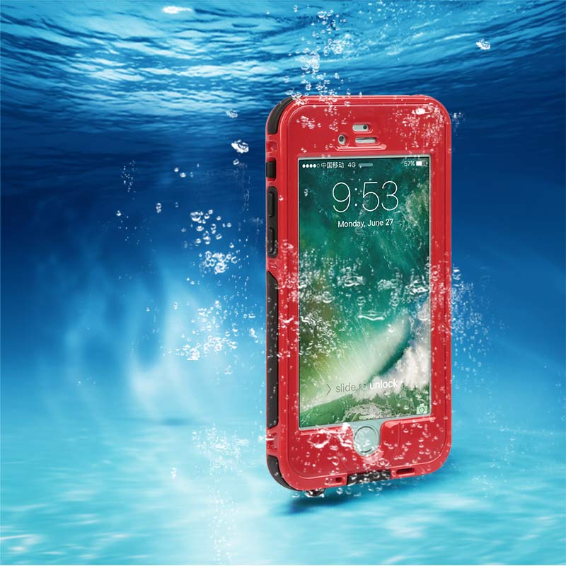 Waterproof Full Cover Case for iPhone 7 with IP68 Rating