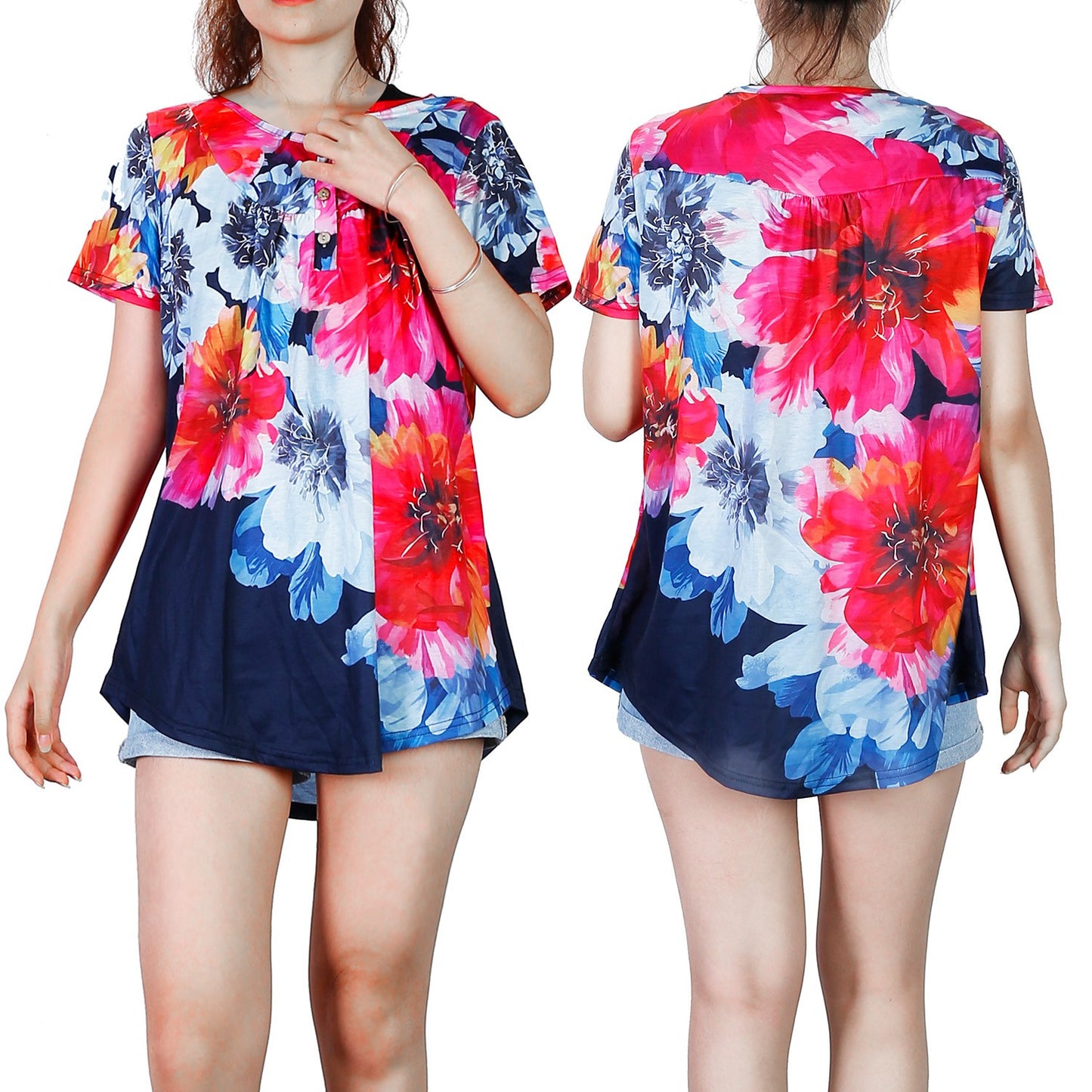 Women Summer Shirts Tops