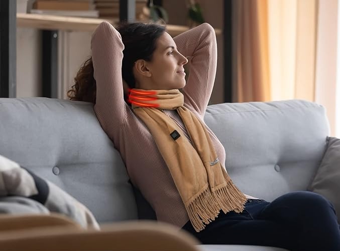 Unisex Electric Heated Winter Scarf