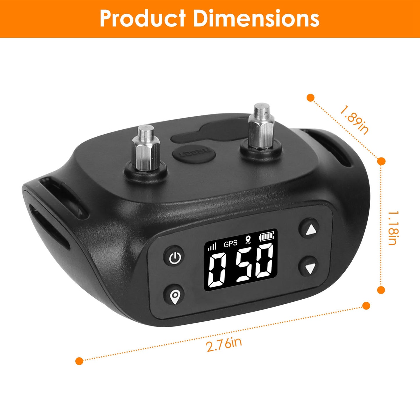 GPS Dog Fence & Tracker with 2887ft Radius for All Dog Sizes