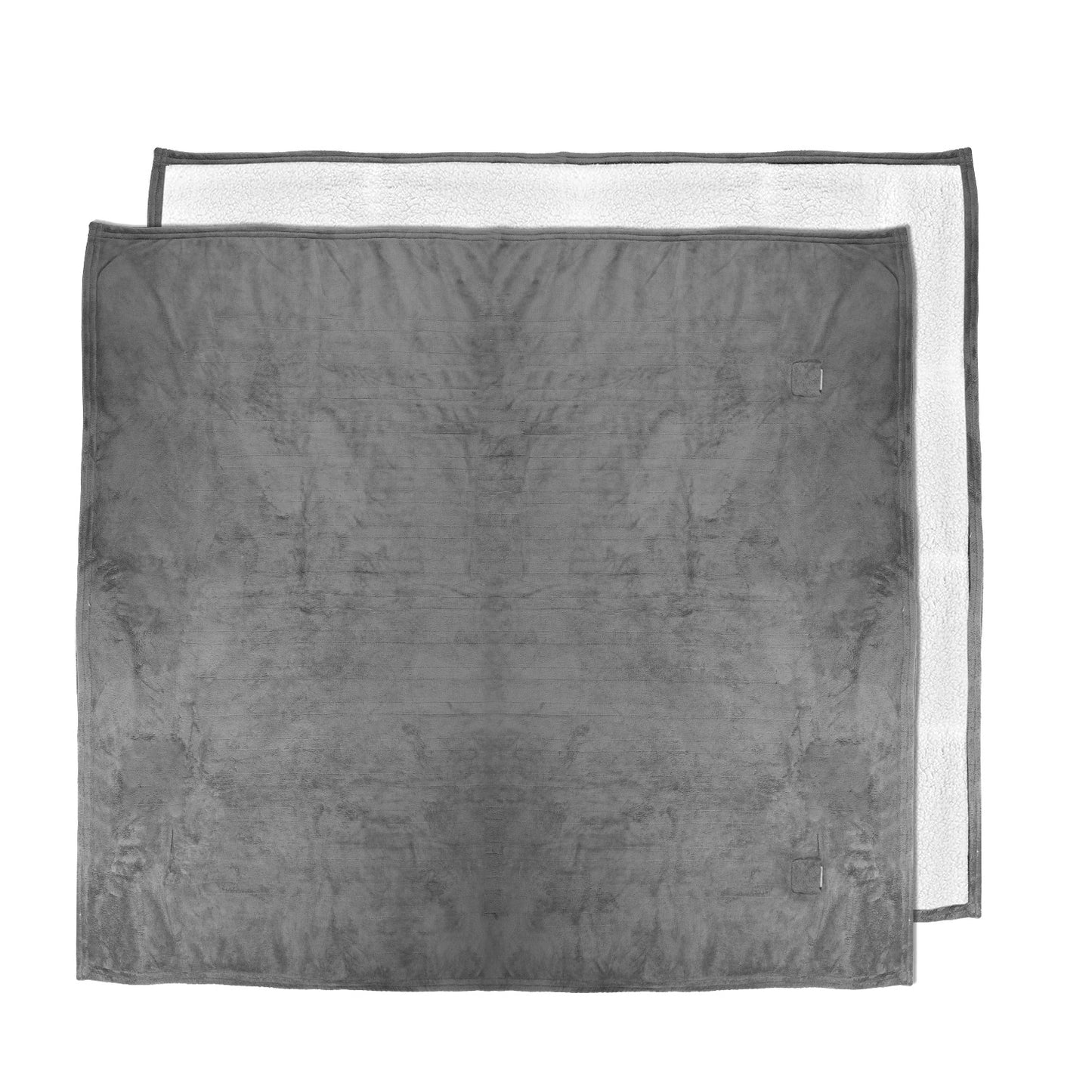 Electric Heated Fleece Blanket with Dual Controller King Size