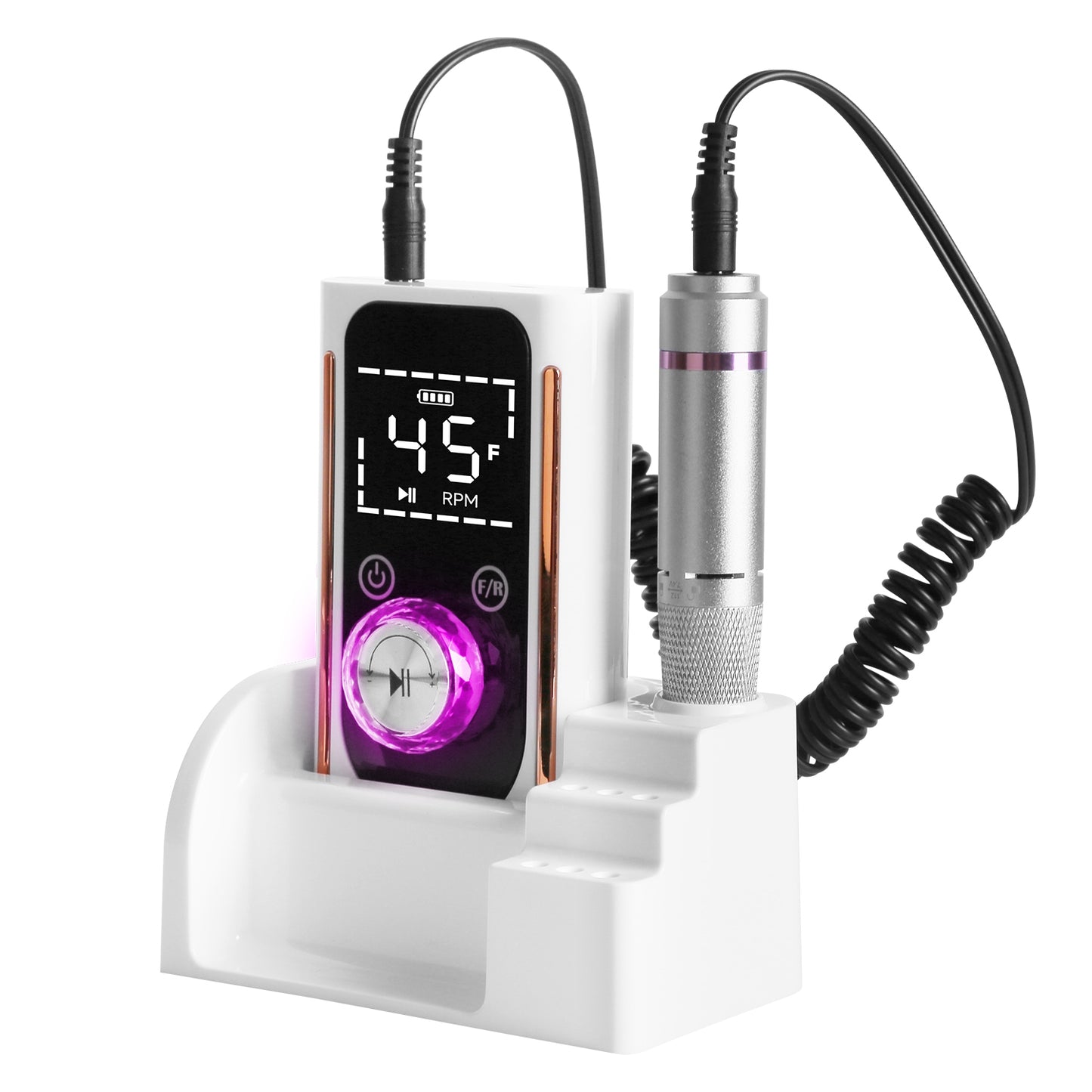 Electric Nail Drill Kit 45000 RPM with 11 Bits & LED Display
