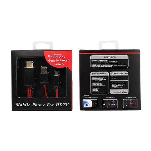 MHL to HDMI Adapter Cable for Samsung Galaxy Phones
