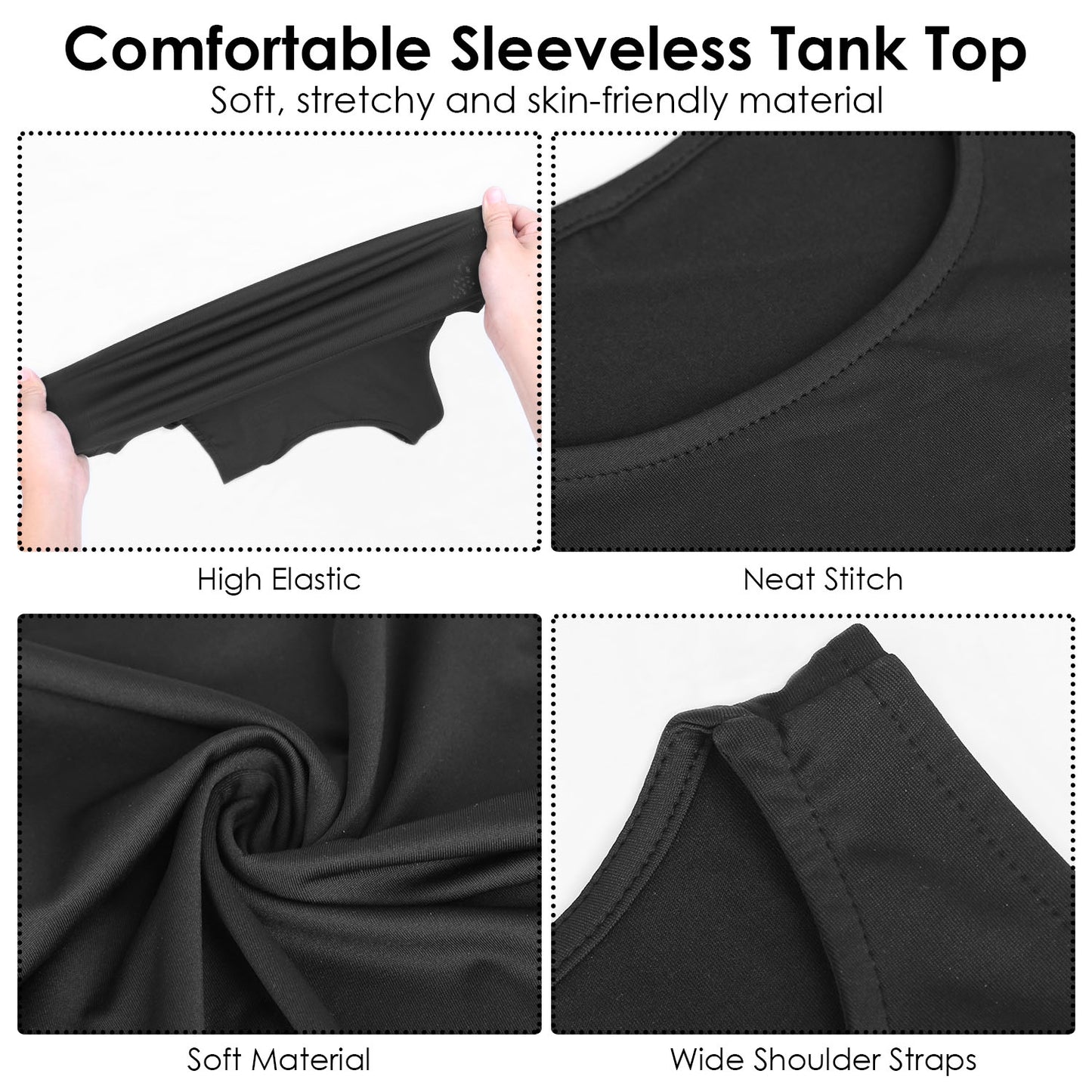 Women Sleeveless Cropped Tank Top