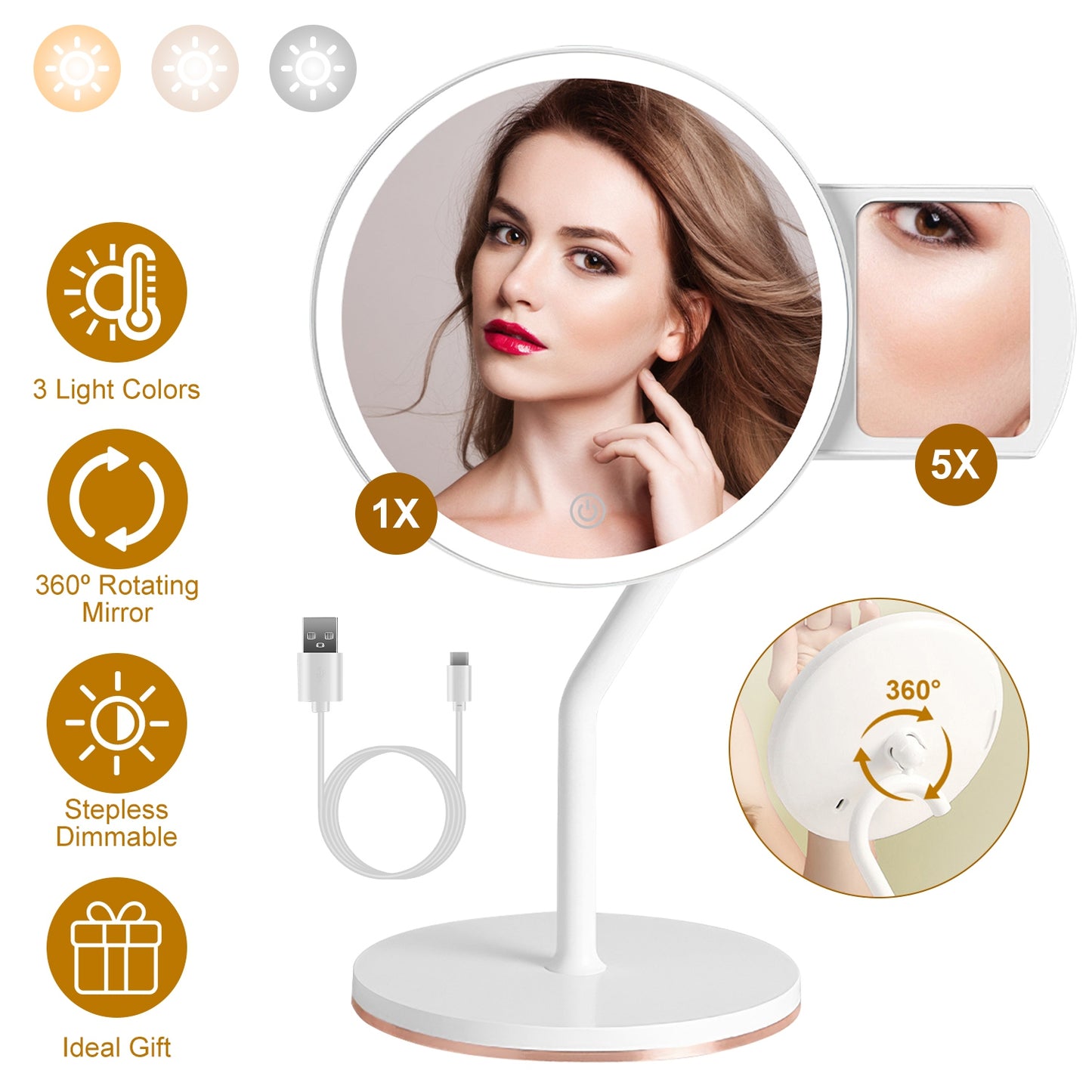 Magnifying Makeup Mirror 5X