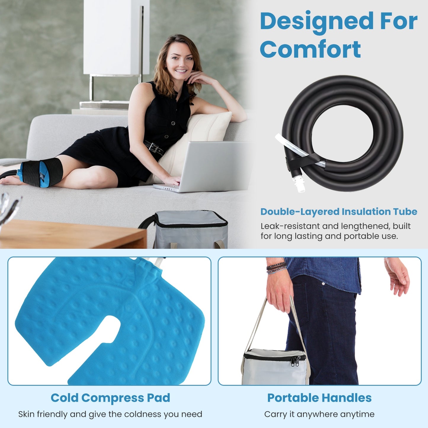 Cold Rush Therapy Machine with 3 Speeds