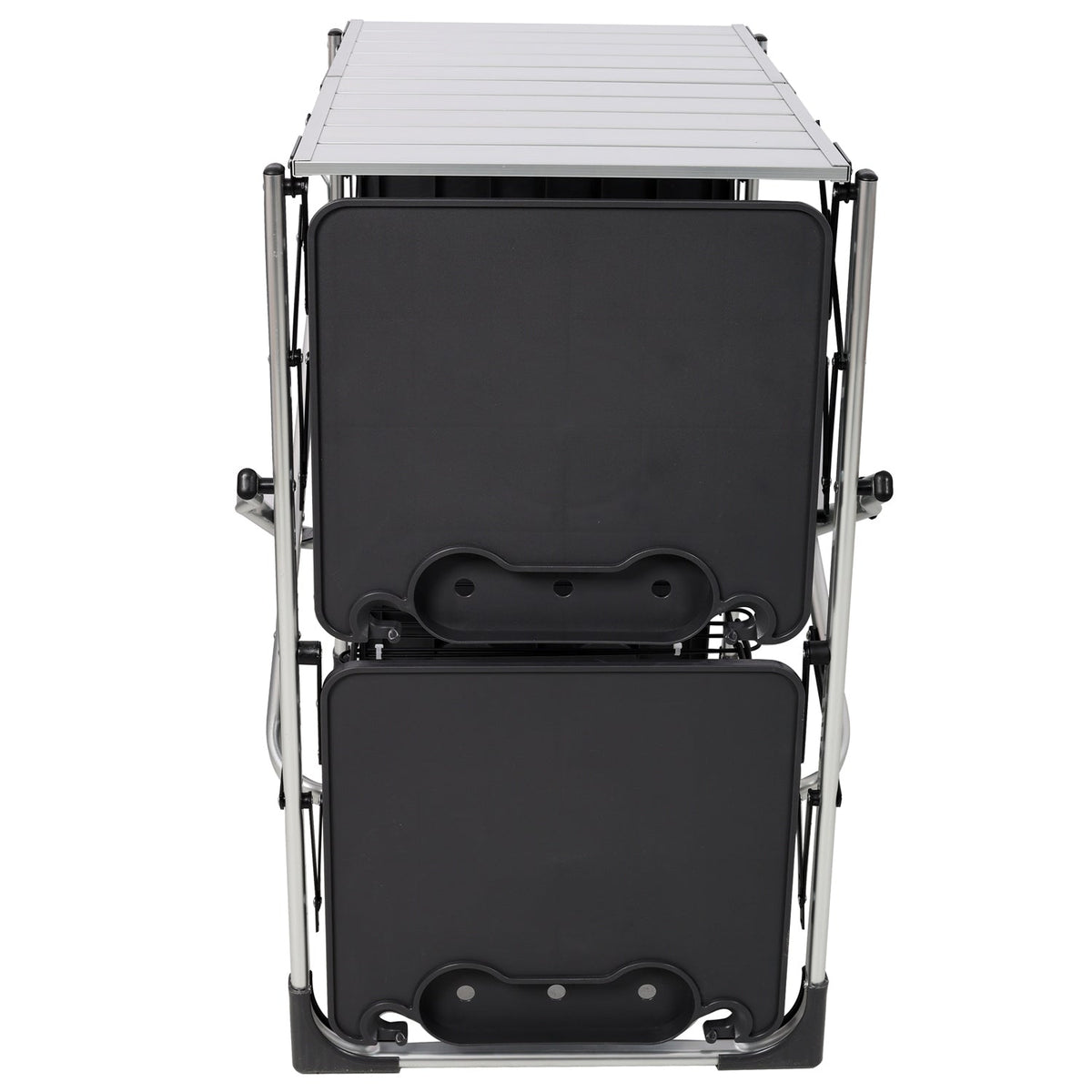 Folding Camping Kitchen Table with Heat-Resistant Top