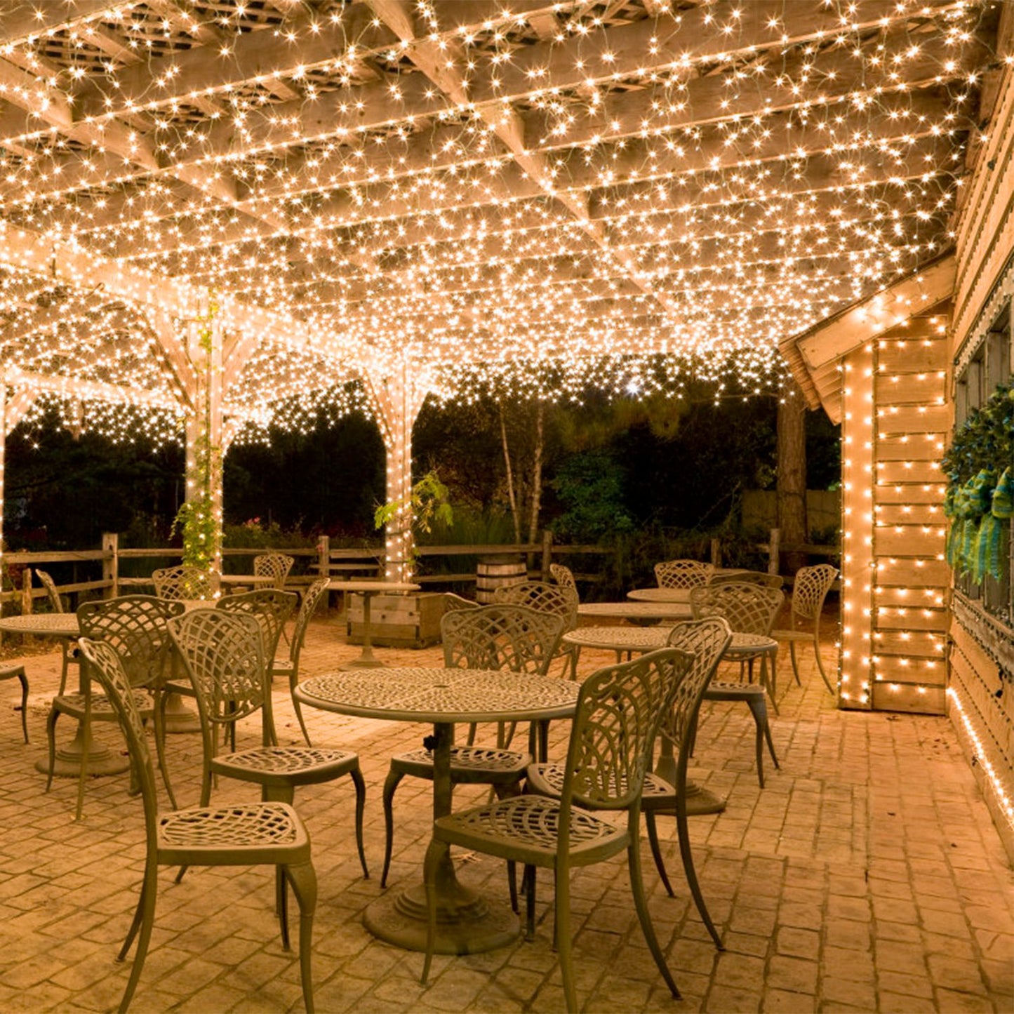 Solar String Lights 100 LED 40ft Outdoor Waterproof Fairy Lights