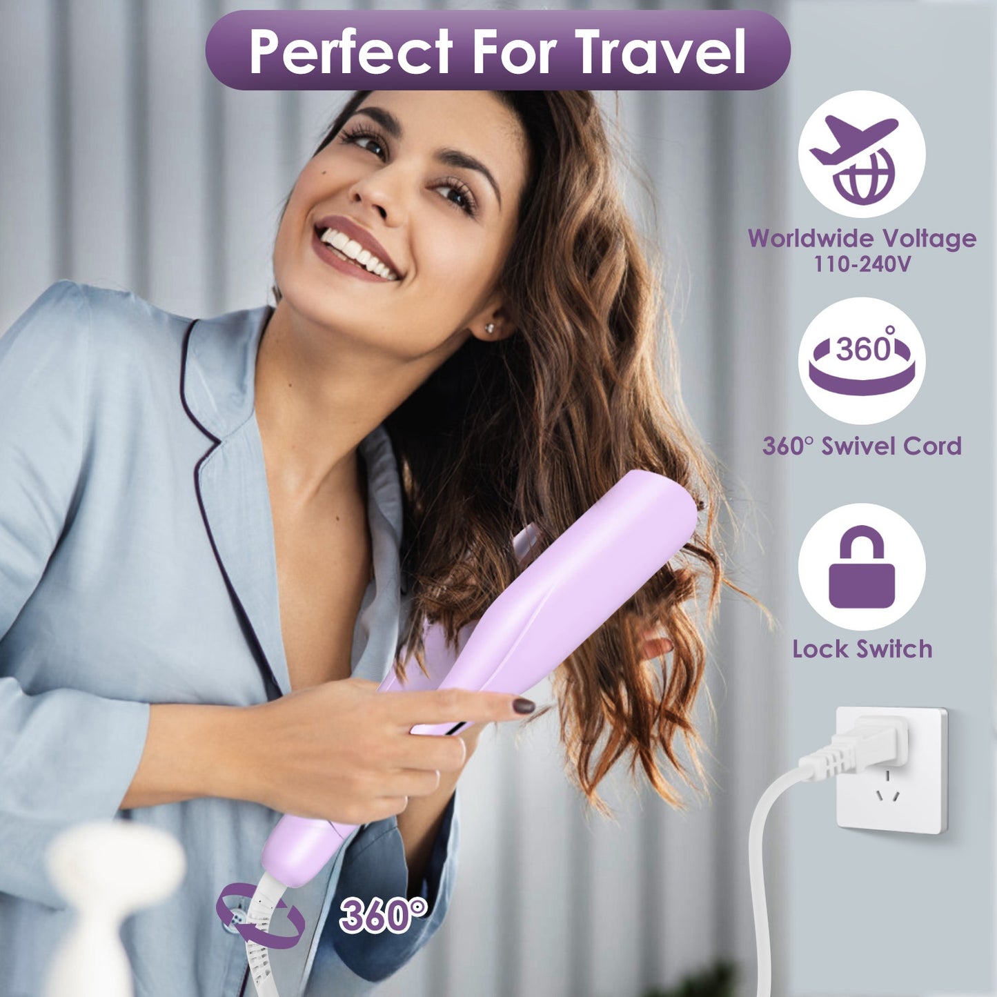 Deep Curling Wand with 5 Temps