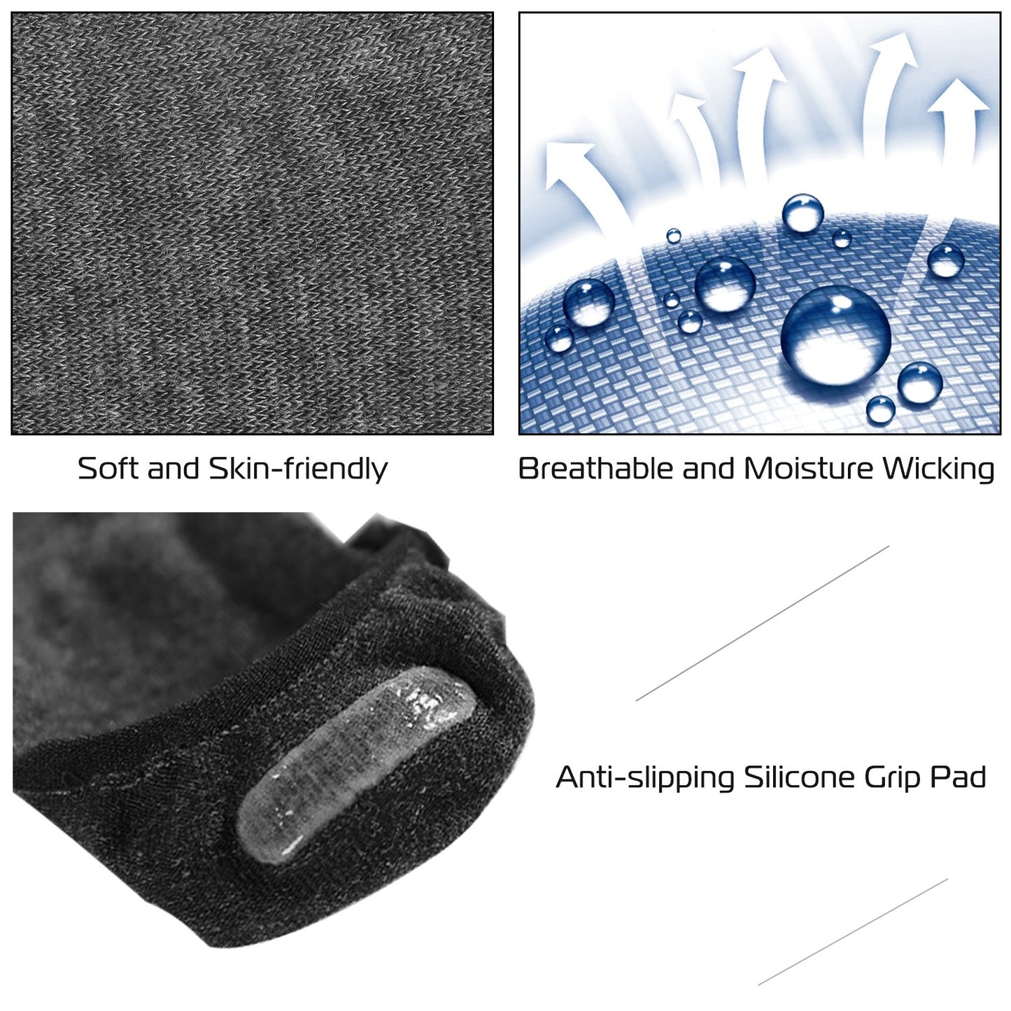 No Show Socks 5 Pairs Breathable Boat Socks