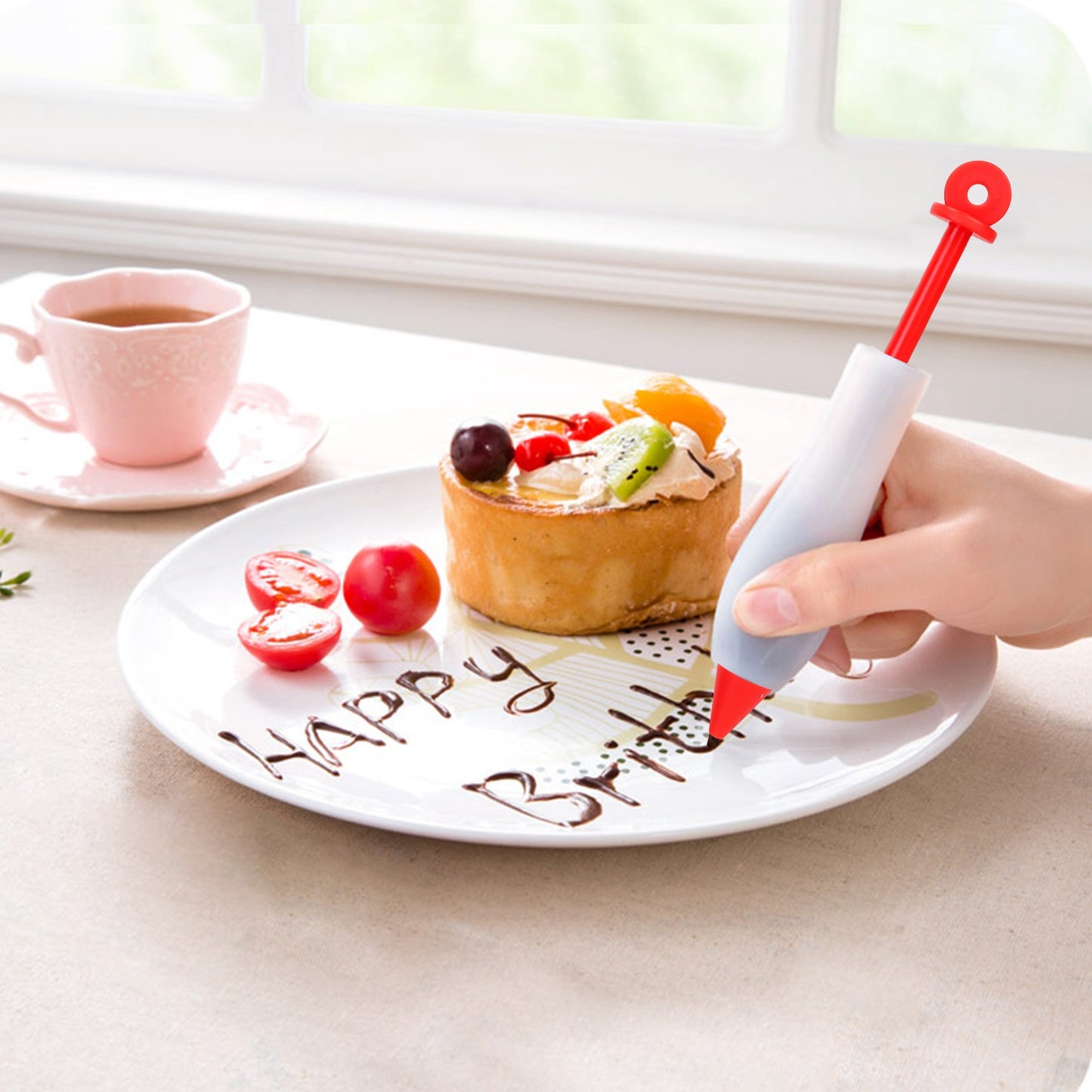 Rotating Cake Turntable with 108-Piece Decorating Kit