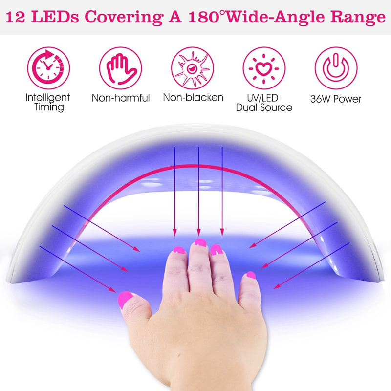 Portable UV Nail Gel Art Dryer