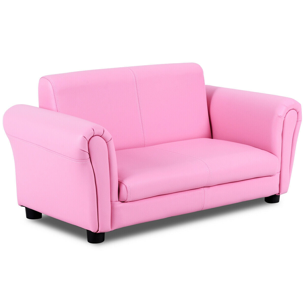 Kids Double Sofa with Ottoman