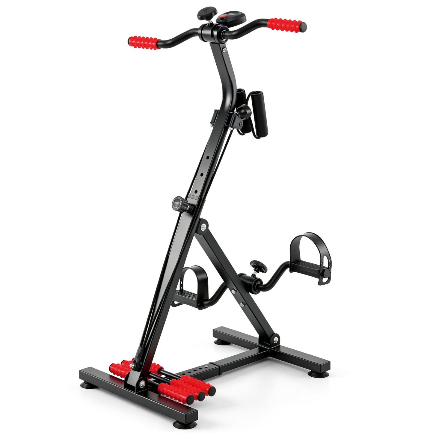 Adjustable Pedal Exercise Bike with LCD Monitor and Massage