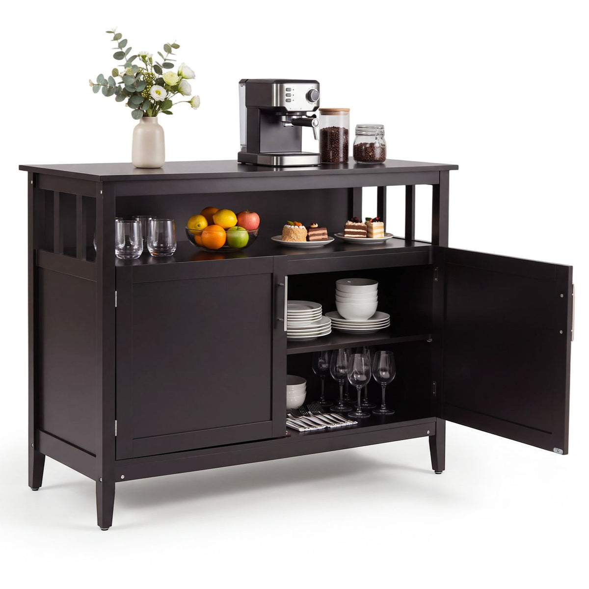 Modern Practical and Beautiful Wooden Kitchen Lockers with Large Storage Space