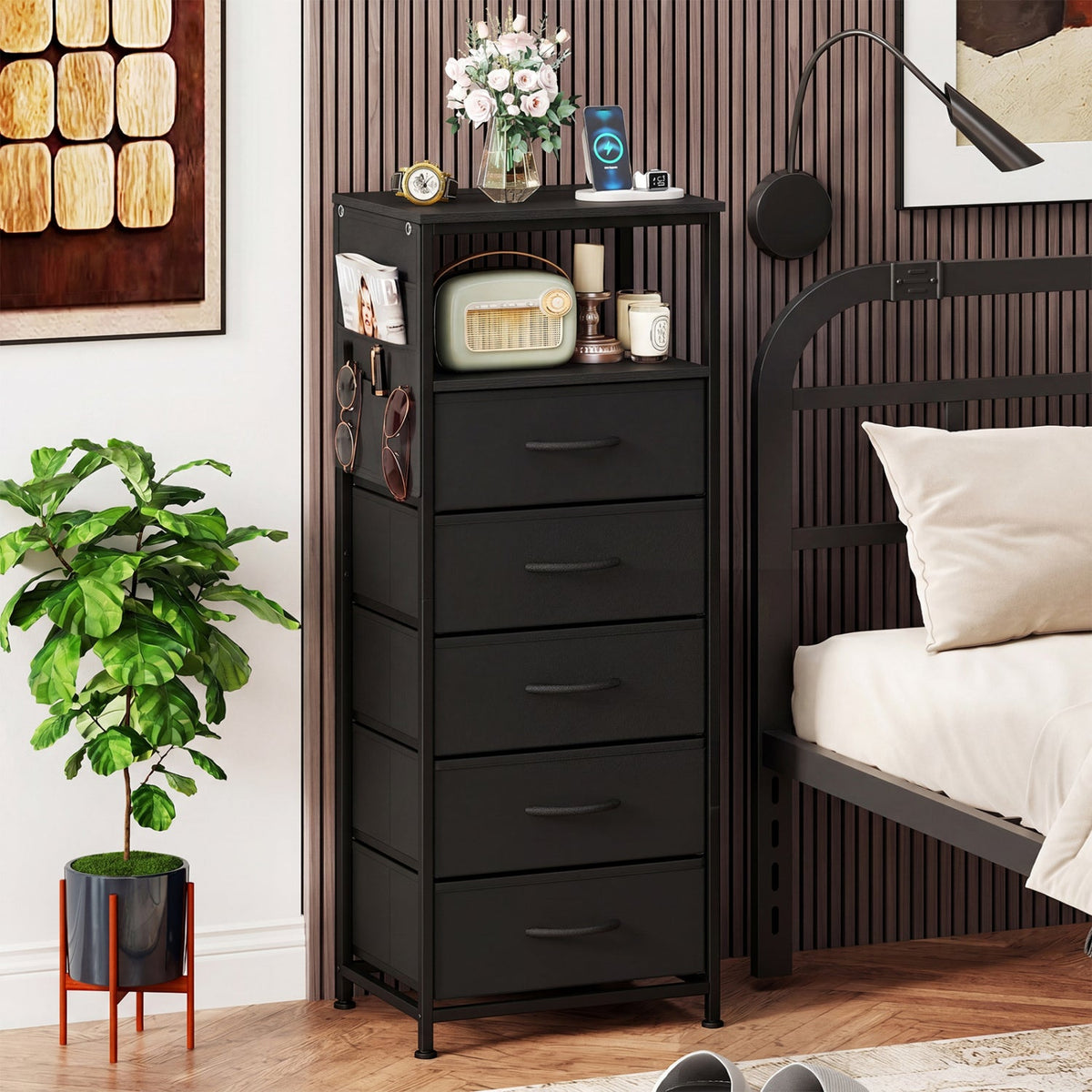 Wall Mounted Pipe Clothing Rack with 2 Hanging Rods