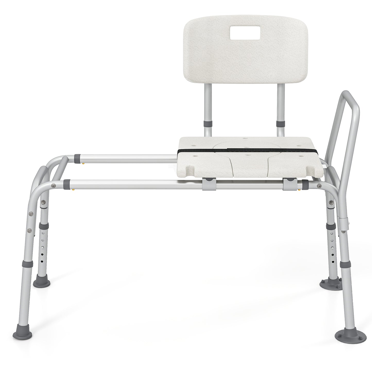 Sliding Tub Transfer Bench with Extra-Wide Seat for Elderly and Disabled