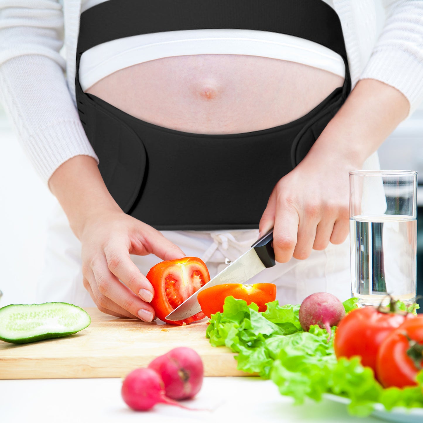 Maternity Support Belt - Pregnancy Back & Belly Band 2XL