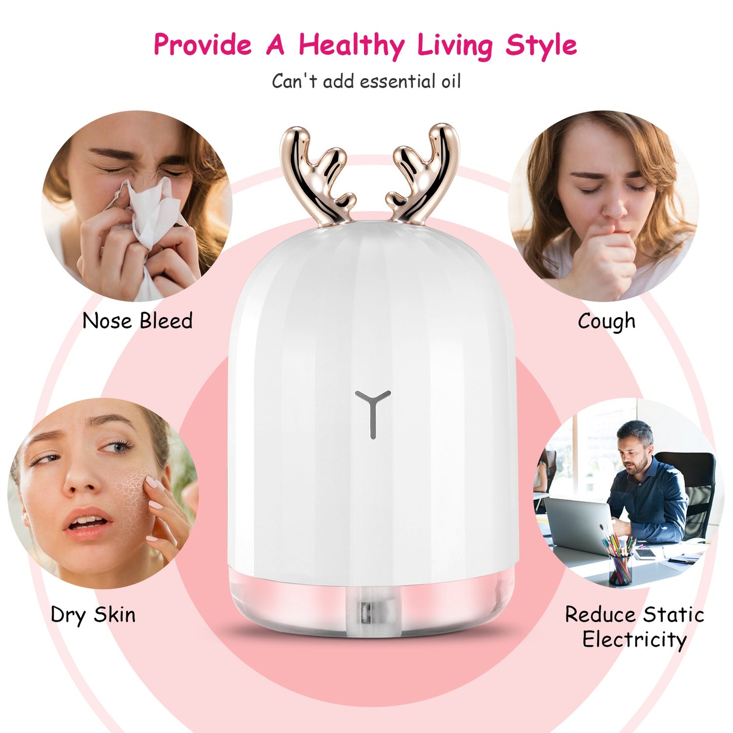 220ml Ultrasonic Air Diffuser Atomizer