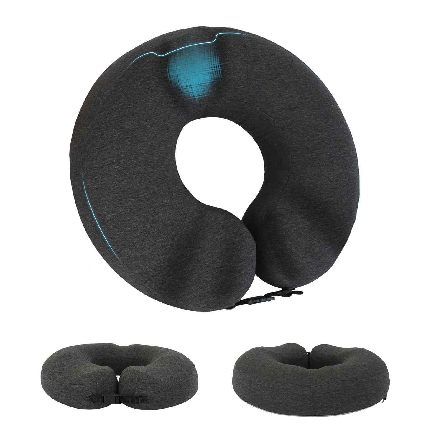 Donut Pillow Seat Cushion Memory Foam Donut Chair Cushions Ergonomic Seat Cushion Pad for Coccyx Prostate Sciatica Pelvic Floor Pressure Sores Office