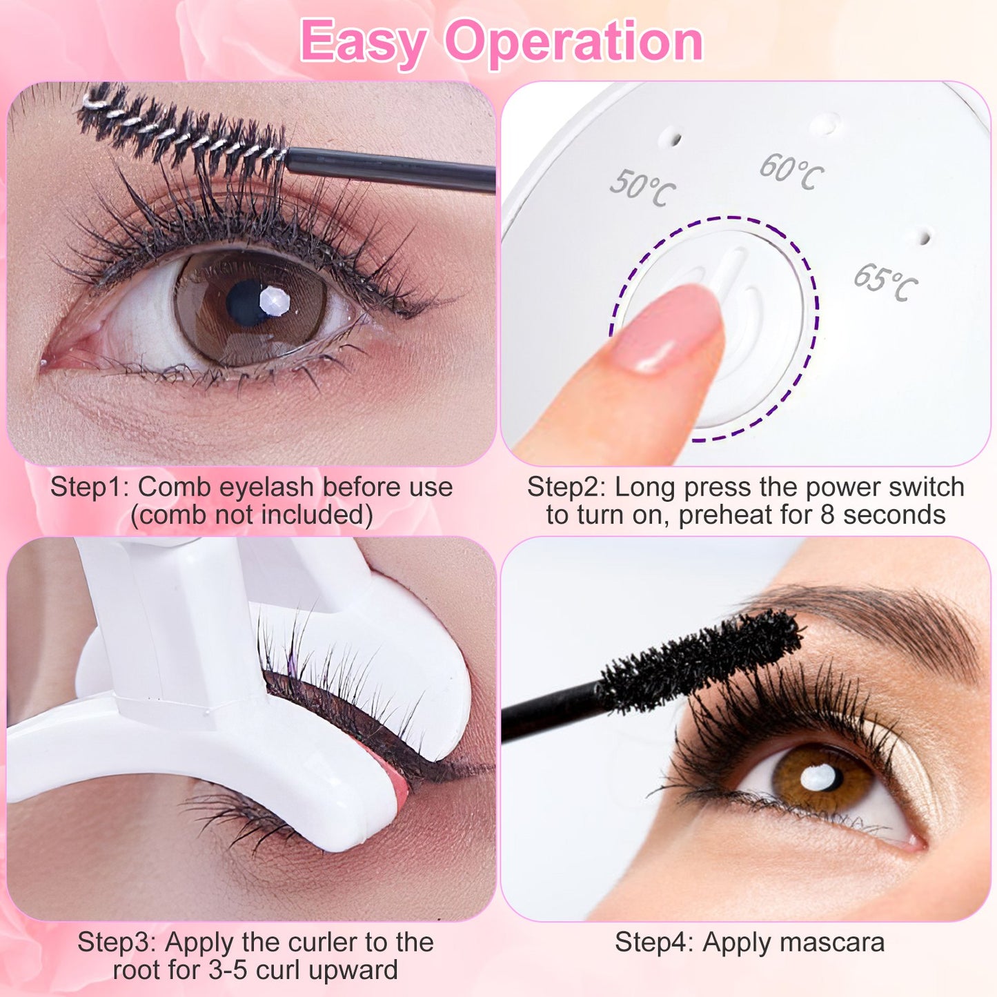 Rechargeable Electric Eyelash Curler